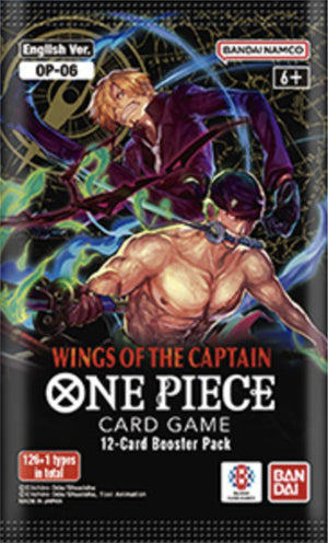 ONE PIECE Card Game Wings of the Captain OP-06 Booster Pack