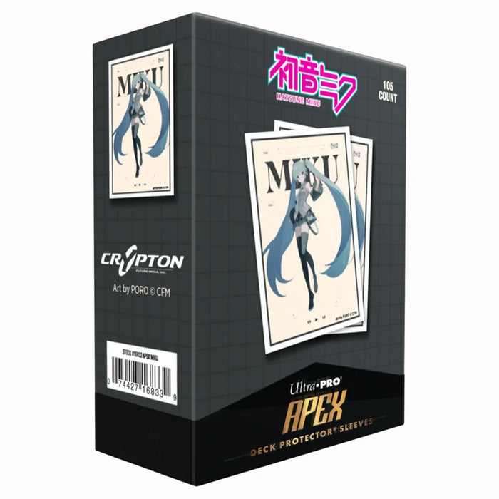 Ultra Pro Apex Sleeves Hatsune Miku Retro Soundscapes 105ct