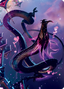 Junji, the Midnight Sky 1 Art Card [Kamigawa: Neon Dynasty Art Series]