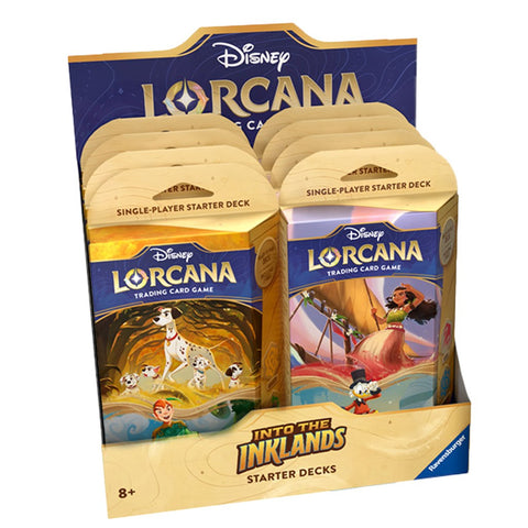 Disney Lorcana: Into the Inklands - Starter Deck Display