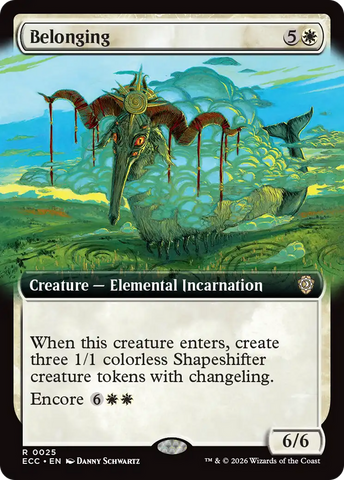 Belonging (Extended Art) [Lorwyn Eclipsed Commander]