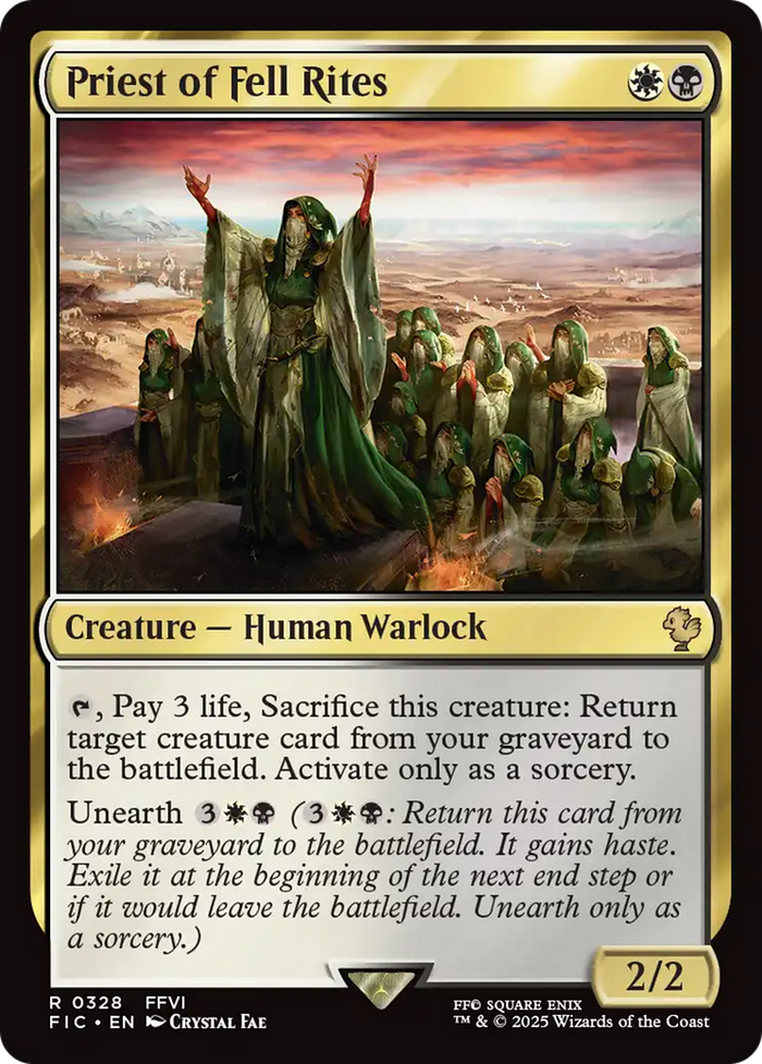 Priest of Fell Rites [FINAL FANTASY Commander]