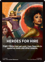 Heroes For Hire Theme Card [Marvel Super Heroes Commander]