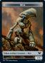 Myr // Pilot Double-Sided Token [Kamigawa: Neon Dynasty Commander Tokens]