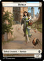 Human // Soldier Double-Sided Token [Bloomburrow Commander Tokens]