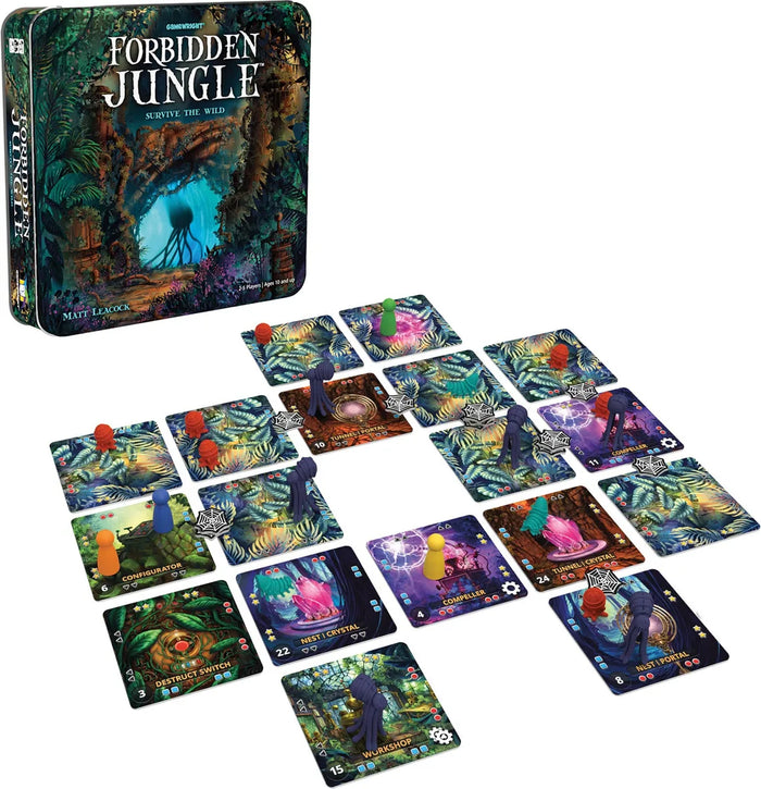 Forbidden Jungle Board Game by Gamewright | Cooperative Adventure