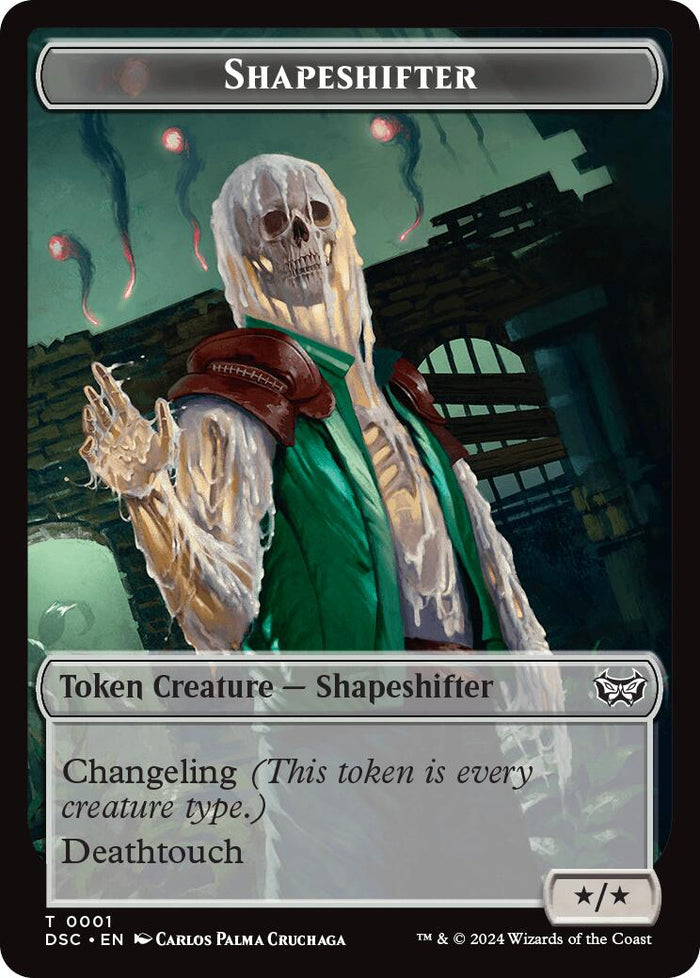 Shapeshifter // Insect (0022) Double-Sided Token [Duskmourn: House of Horror Commander Tokens]