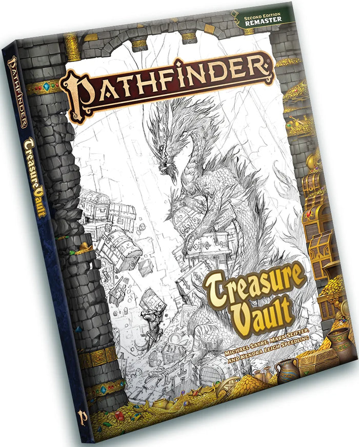 Paizo Pathfinder RPG: Treasure Vault Remastered Sketch Cover Edition Hardcover