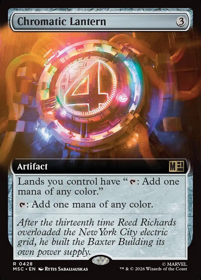 Chromatic Lantern (Extended Art) [Marvel Super Heroes Commander]