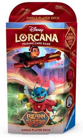 Disney Lorcana: Reign of Jafar - Starter Deck (Ruby & Steel)