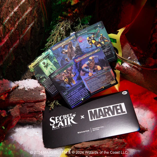 Magic: The Gathering - Secret Lair: Marvel's Wolverine Rainbow Foil Booster Box