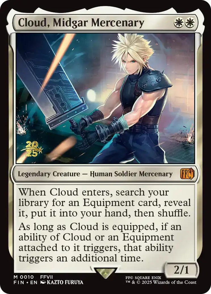 Cloud, Midgar Mercenary [FINAL FANTASY Prerelease Promo]