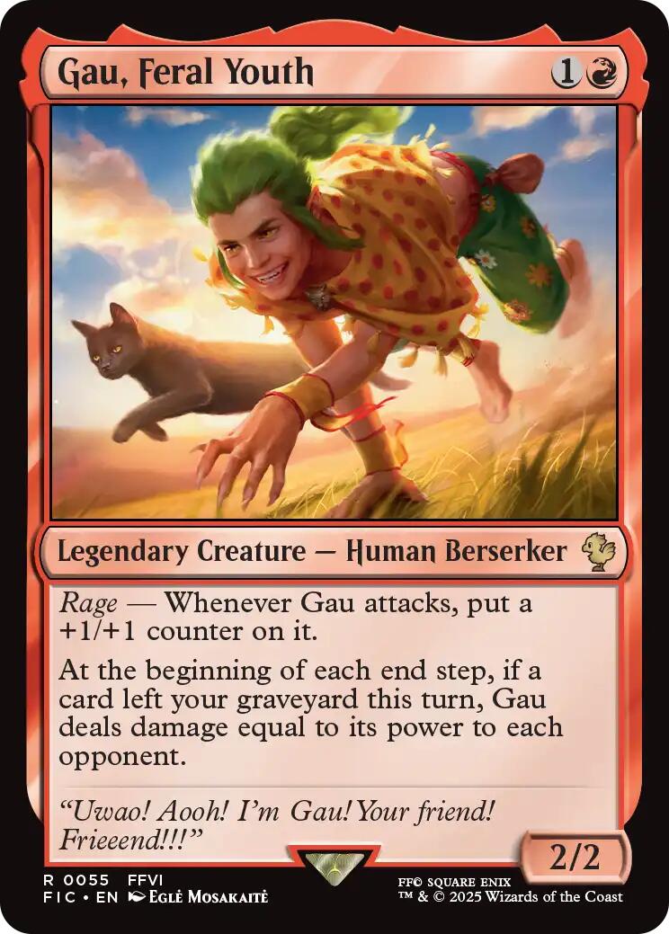 Gau, Feral Youth (Surge Foil) [FINAL FANTASY Commander]