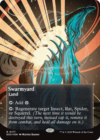 Stripe Mine (0087) (Borderless) (Galaxy Foil) [Edge of Eternities: Stellar Sights]
