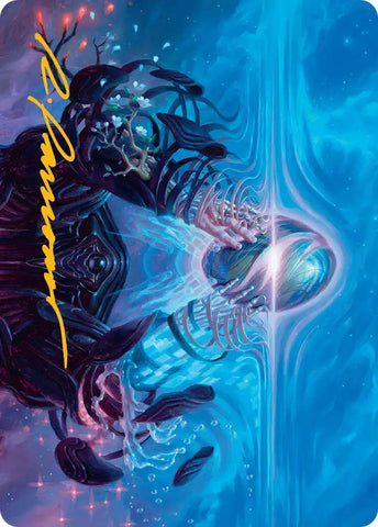The Endstone Art Card (Gold-Stamped Signature) [Edge of Eternities Art Series]