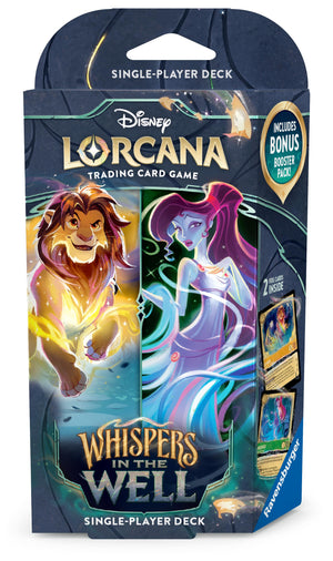 Disney Lorcana: Whispers in the Well - Starter Deck (Amber & Emerald)