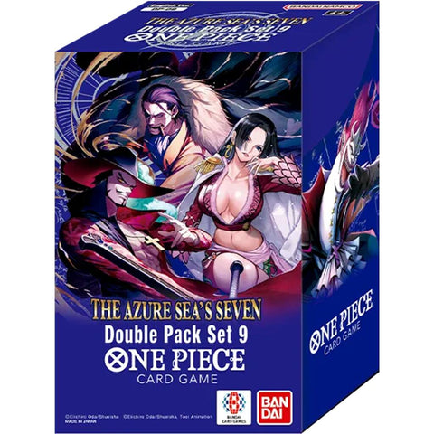 One Piece Card Game: OP-09 The Azure Sea's Seven Double Pack Set