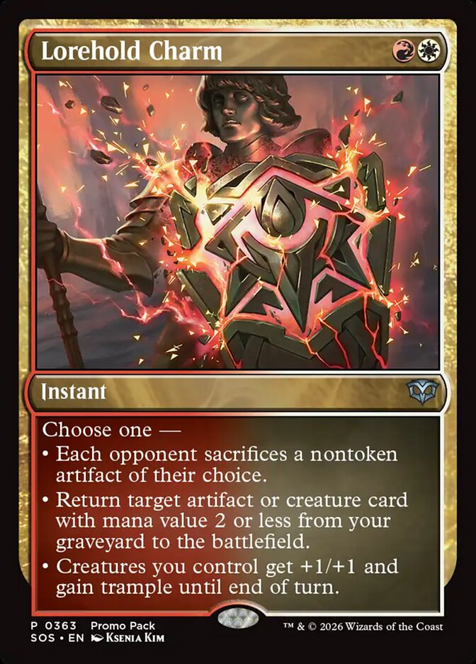 Lorehold Charm (Promo Pack) [Secrets of Strixhaven]