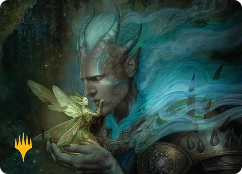 Run Away Together Art Card (Gold-Stamped Planeswalker Symbol) [Lorwyn Eclipsed Art Series]