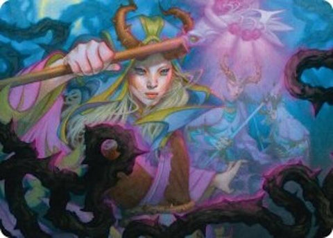 Stoic Grove-Guide Art Card [Lorwyn Eclipsed Art Series]