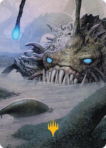Deceit Art Card (Gold-Stamped Planeswalker Symbol) [Lorwyn Eclipsed Art Series]