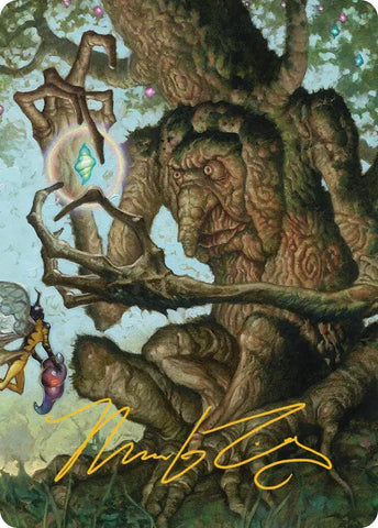 Faeburrow Elder Art Card (Gold-Stamped Signature) [Lorwyn Eclipsed Art Series]
