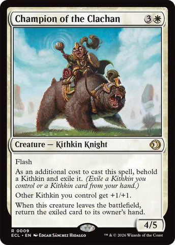 Champion of the Clachan [Lorwyn Eclipsed Promos]
