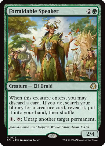 Formidable Speaker [Lorwyn Eclipsed Promos]