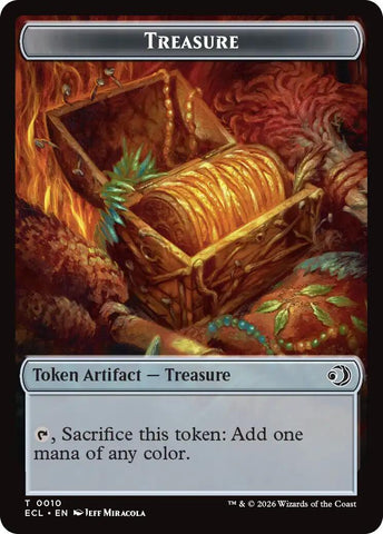Treasure // Shapeshifter Double-Sided Token [Lorwyn Eclipsed Tokens]