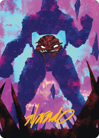 Krang, Utrom Warlord Art Card (Gold-Stamped Signature) [Teenage Mutant Ninja Turtles Art Series]