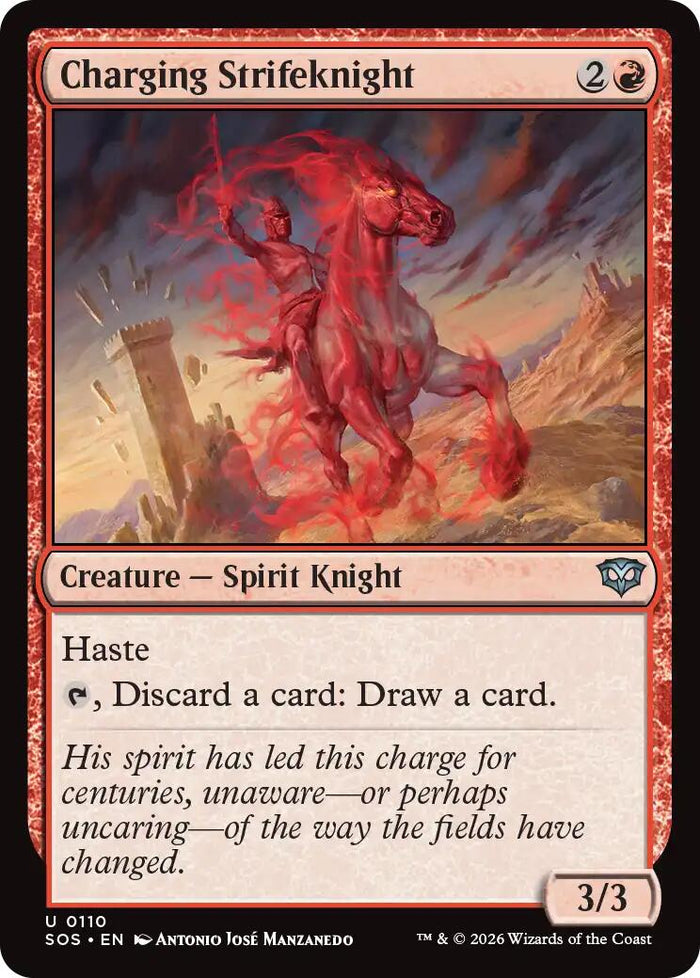 Charging Strifeknight [Secrets of Strixhaven]