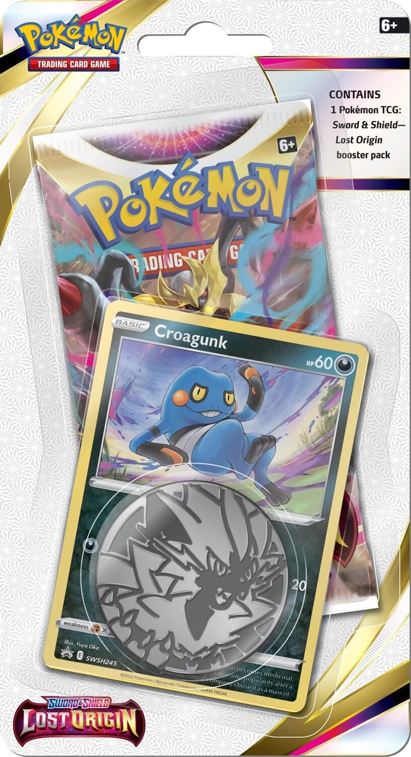 Pokémon Sword & Shield: Lost Origin - Single Pack Blister (Croagunk)