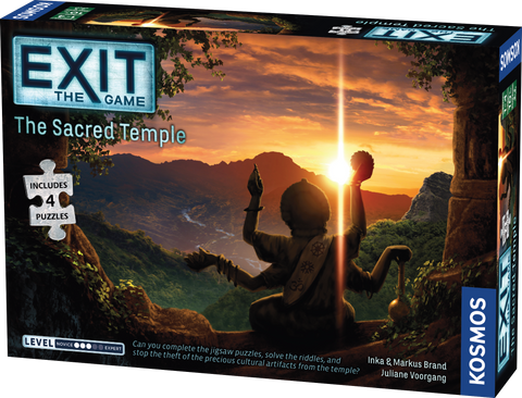 EXIT: The Game - The Sacred Temple (with Jigsaw Puzzles) [Board Game]