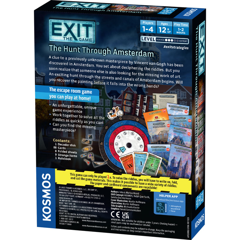 EXIT: The Game - The Hunt Through Amsterdam [Board Game]