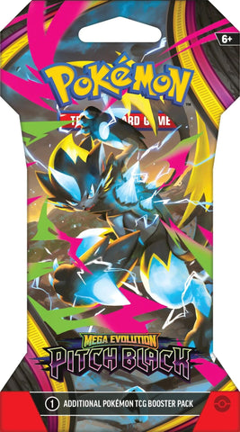 Pokémon Mega Evolution: Pitch Black - Sleeved Booster Pack  *Pre-Order*