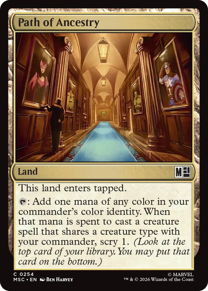 Path of Ancestry (Surge Foil) [Marvel Super Heroes Commander]