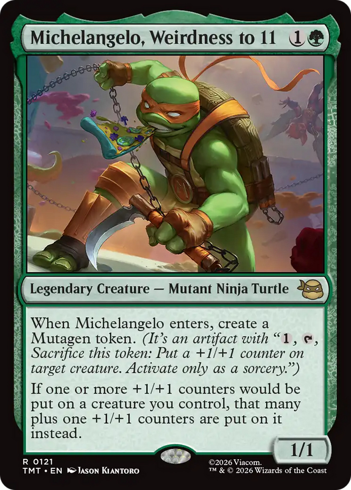 Michelangelo, Weirdness to 11 [Teenage Mutant Ninja Turtles]