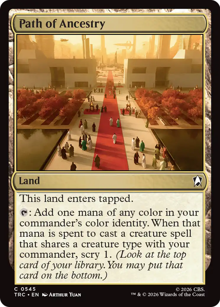 Path of Ancestry (Surge Foil) [Star Trek Commander]
