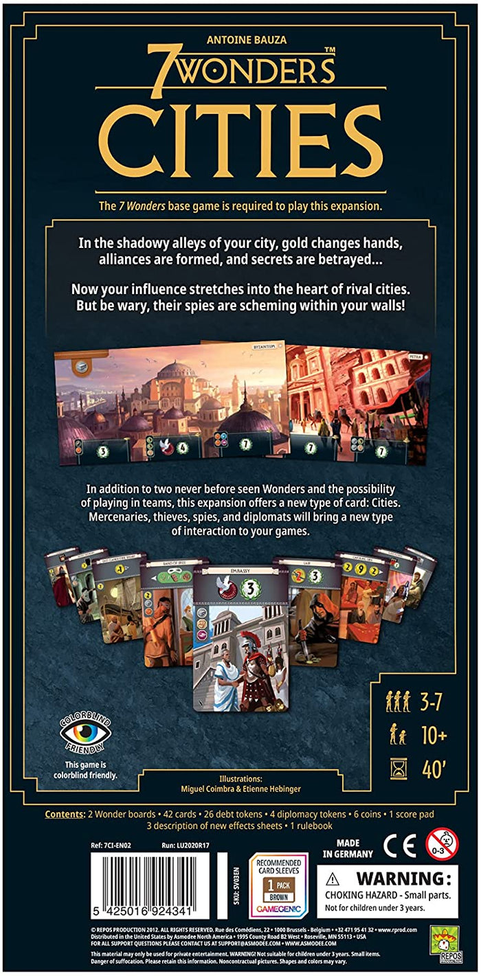 7 Wonders: Cities Expansion [Board Game]