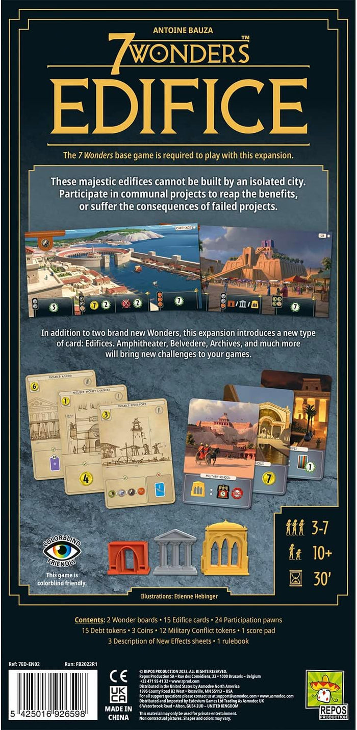 7 Wonders: Edifice [Board Game]