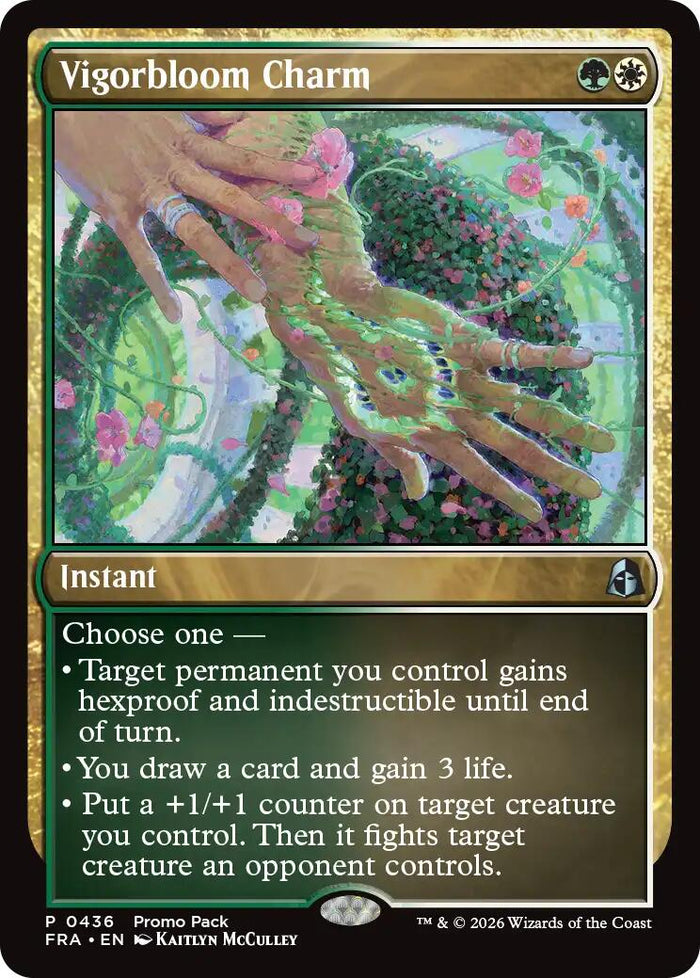Vigorbloom Charm [Reality Fracture Promos]