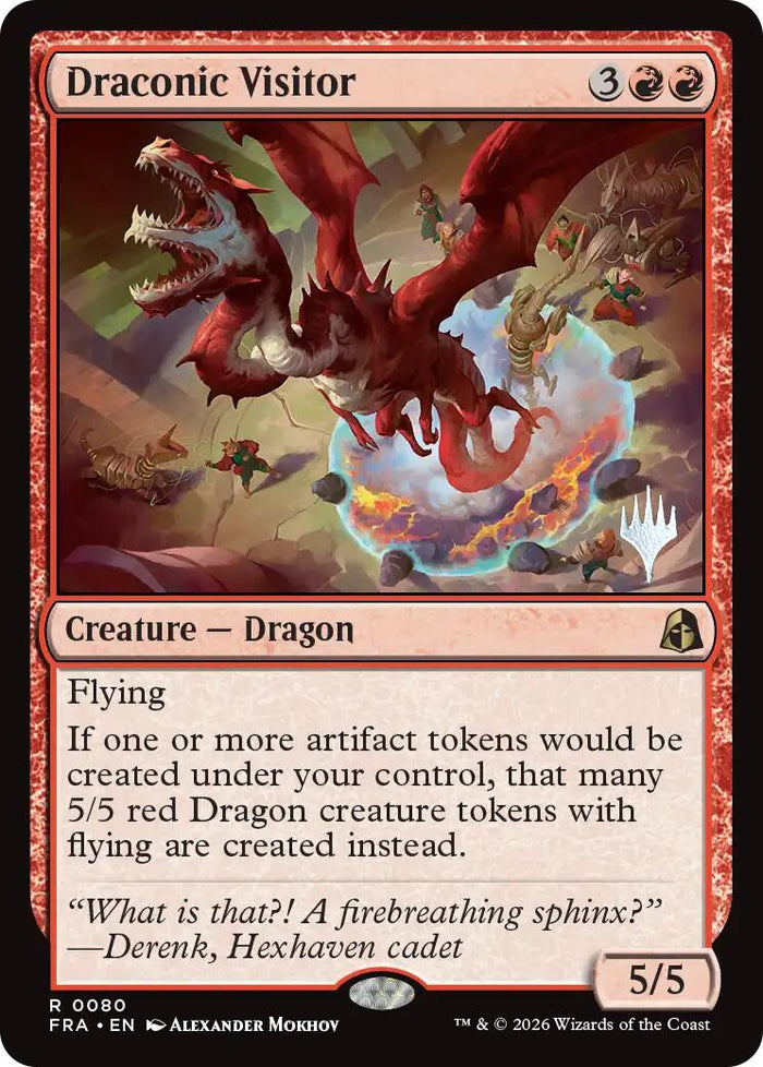 Draconic Visitor [Reality Fracture Promos]