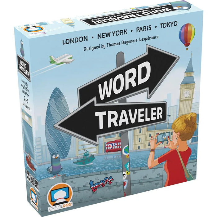 Word Traveler Board Game by Office Dog | Ages 10+ | 2–5 Players