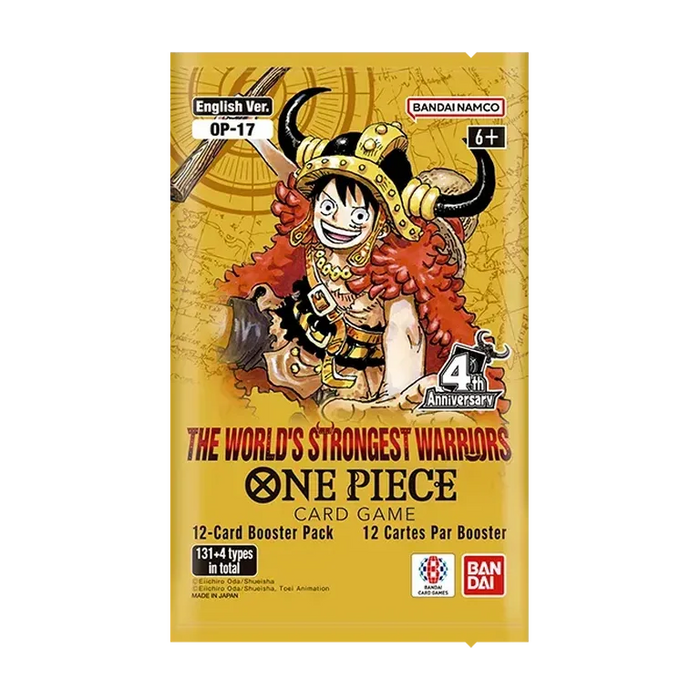 One Piece Card Game OP-17 The World's Strongest Warriors Booster Pack