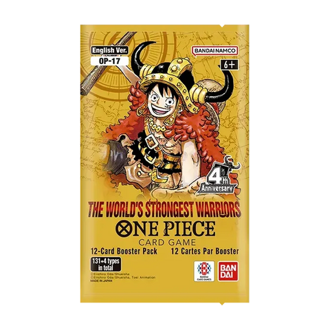 One Piece Card Game OP-17 The World's Strongest Warriors Booster Pack