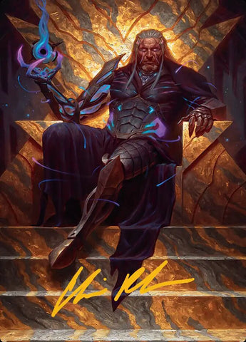 Tezzeret, Cruel Captain Art Card (1/54) [Edge of Eternities Art Series]