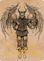 Raphael, Fiendish Savior Art Card (75) (Gold-Stamped Signature) [Commander Legends: Battle for Baldur's Gate Art Series]