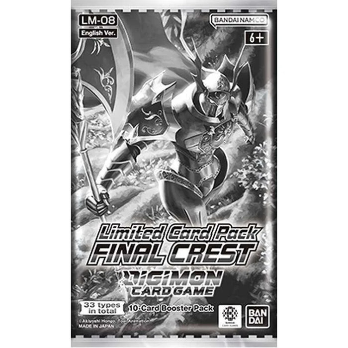 Digimon Card Game Final Crest Limited Card Pack | Bandai