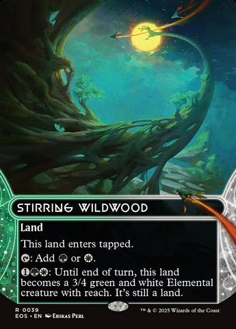 Stirring Wildwood (0039) (Borderless) [Edge of Eternities: Stellar Sights]