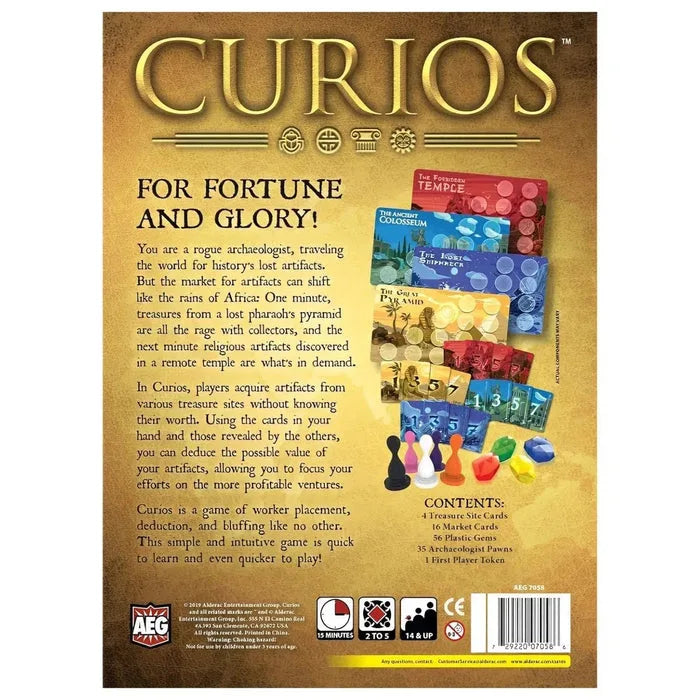 Curios Board Game (Tin) — AEG Alderac Entertainment Group